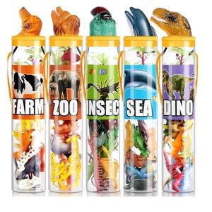 JOYIN Natural World Small Animal Figures Set Zoo Ocean Farm Insect Dinosaur New
